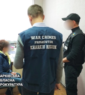 СБУ вручила підозру колаборантці, яка очолила окупаційне «управління ЖКГ» у Вовчанську на Харківщині