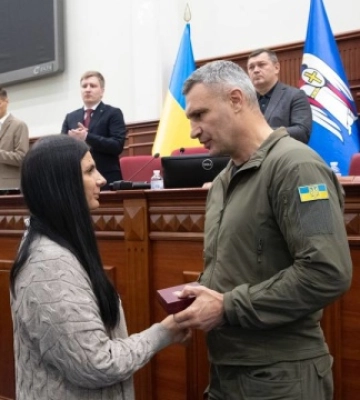 Кличко нагородив киян-захисників України відзнаками та держнагородами