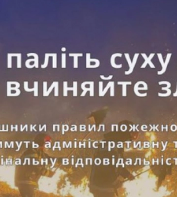 Рятувальники ліквідували 5 пожеж сухостою на Львівщині