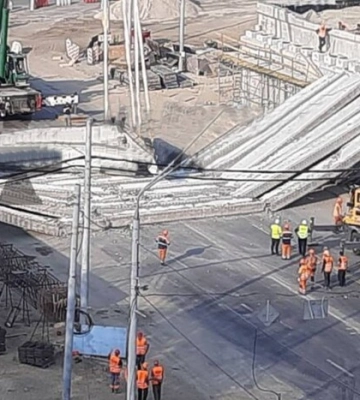 Обвал Дегтярівського мосту: в КМДА та Київавтодорі проходять обшуки