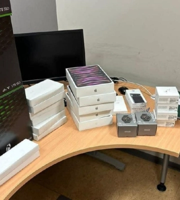Во Львовской области конфисковали контрабандную технику Apple на миллионы гривен
