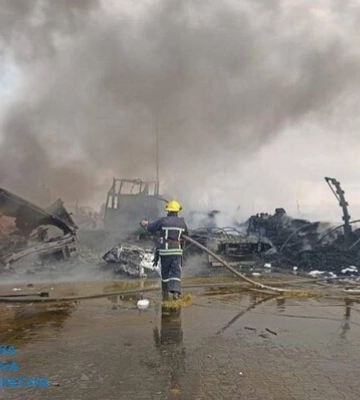 На Одещині через атаку дронів пошкоджено зерносховище