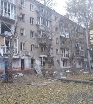Российские военные ударили по центру Херсона