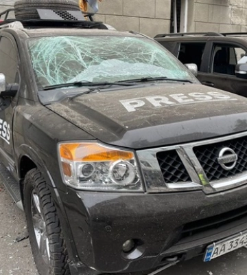 У Харкові потрапила під обстріл знімальна група португальського телеканалу