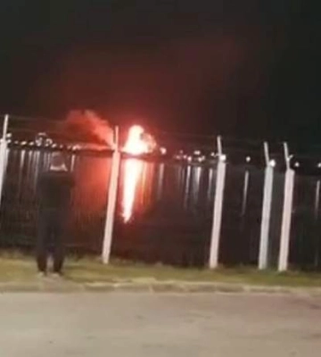 Атака &quot;Шахедов&quot; на Одесскую область снова была ярко видна в Румынии