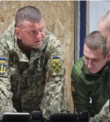 Залужный посетил бригады ВСУ на юге Украины
