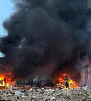Ракетный удар по Харькову: повреждено более 70 зданий