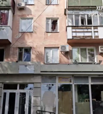 Росіяни обстріляли Дніпровський район Херсона