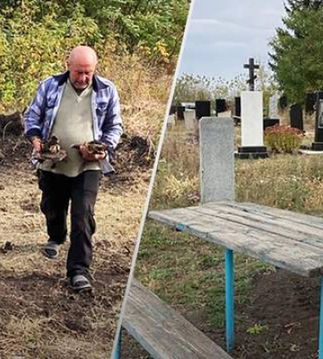 &quot;Занимают&quot; места для целых семей: в селе Гроза готовят кладбище к массовым похоронам