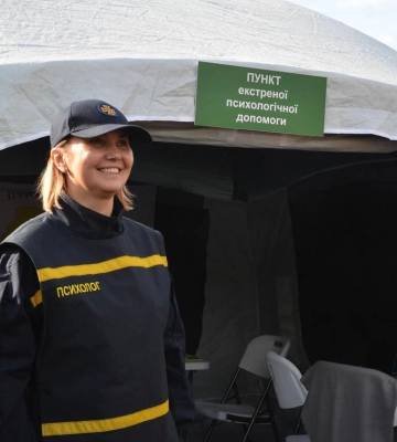 У Луцьку розгорнули наметове містечко на випадок екстренної допомоги населенню