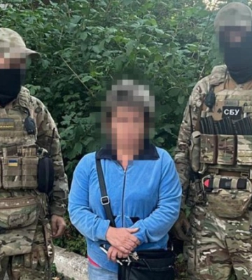 Затримано російську агентку, яка «наводила» ворожий вогонь на підрозділи ЗСУ, що контратакують під Бахмутом