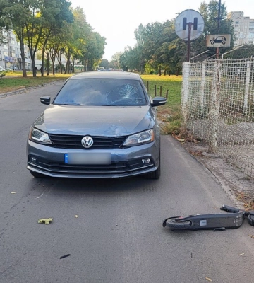 Подробиці вчорашньої аварії із електросамокатом