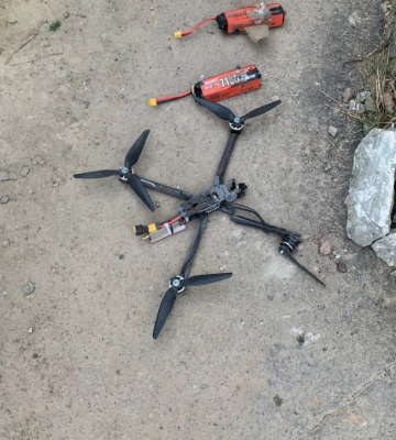 На Запорізькому напрямку прикордонники приземлили три ворожі FPV-дрони. Фото
