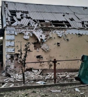 Росіяни тричі за день обстріляли Нікополь із важкої артилерії