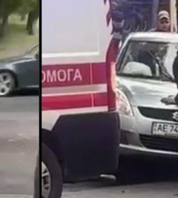 У Дніпрі на проспекті Нігояна сталася аварія: водія затисло в автомобілі
