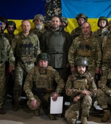 Умєров відвідав основний командний пункт Бахмутського напрямку