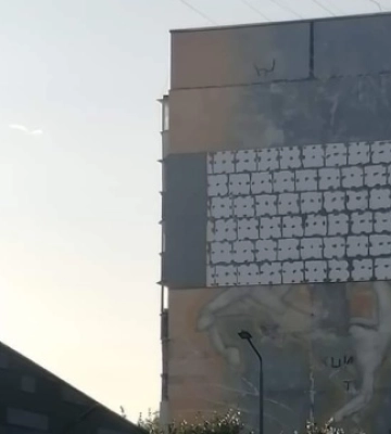 У Харкові позбулися муралу з маршалом Жуковим