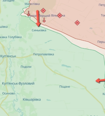 Войска РФ продолжили атаковать у Синьковки и Ивановки на Харьковщине — Генштаб