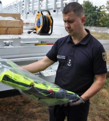 Кропивницькі рятувальники отримали гуманітарну допомогу з Європи 