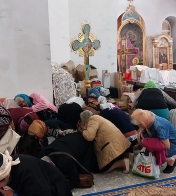 У Херсоні окупанти завдали удару по церкві під час літургії 