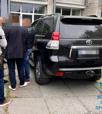 Начальника управління Волинської ОВА підозрюють в одержанні неправомірної вигоди (Фото)