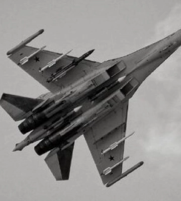 Окупанти збили свій літак СУ-35 над Токмаком. ВIДЕО