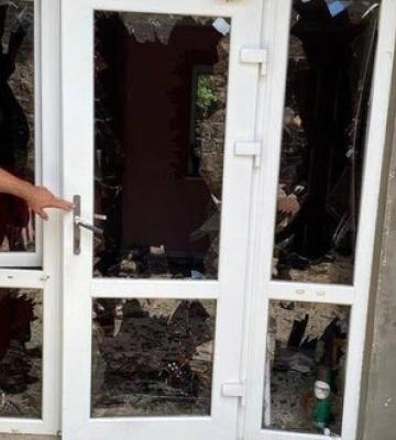 Рашисти били по Куцурубській громаді Миколаївщини, пошкоджено адмінбудівлю, школу та будинки