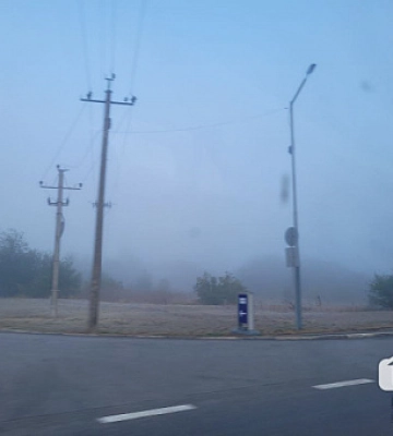 Криворожский район с утра накрыл густой туман