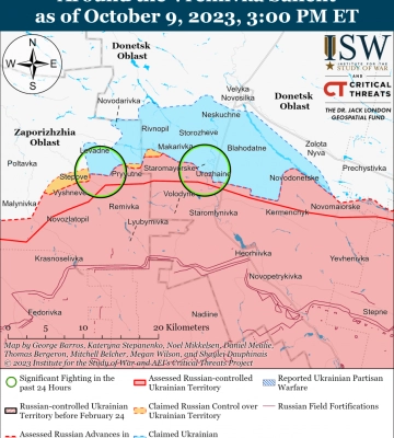 Українські війська досягли успіхів на заході Запорізької області, попри погіршення погоди
