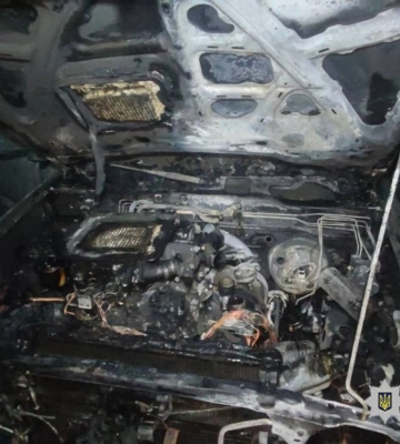 Підпал військового автомобіля в Умані: поліцейські відкрили кримінальне провадження