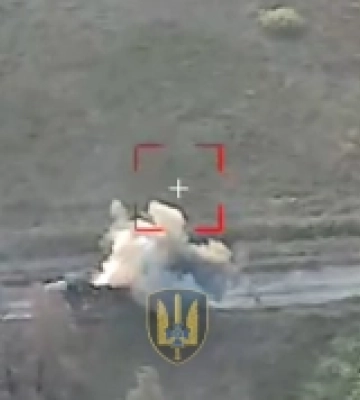 На окупованій Херсонщині спецпризначенці СБУ знищили ворожу вантажівку, яка перевозила озброєння