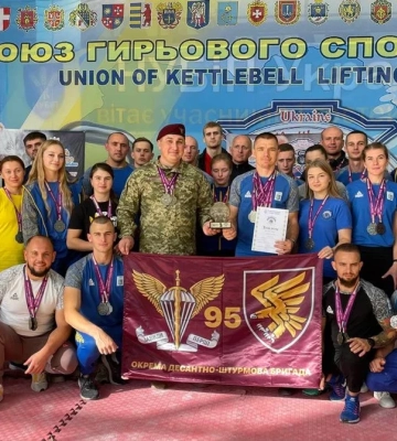 Збірна Полтавщини виборола перше загальнокомандне місце на Кубку України з гирьового спорту