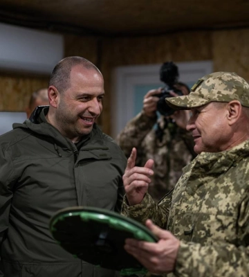 Умеров посетил позиции Сил обороны на Таврийском направлении