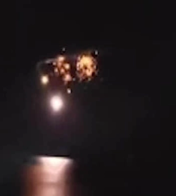 У Повітряних силах показали, як вночі збивали ворожі дрони на Півдні