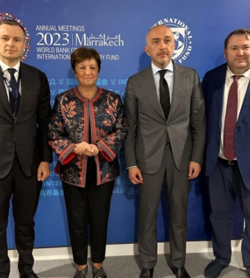 Министр финансов Украины Марченко провел встречи с руководством МВФ в Марокко