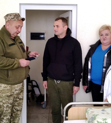 Волинський військовий отримав «Срібний хрест» від Головнокомандувача ЗСУ