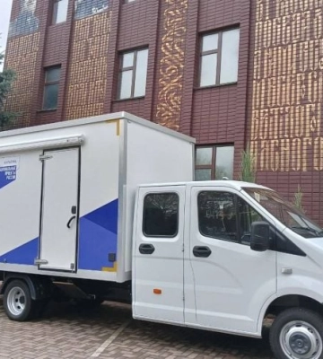 В Мелитополь привезли передвижные пункты пропаганды