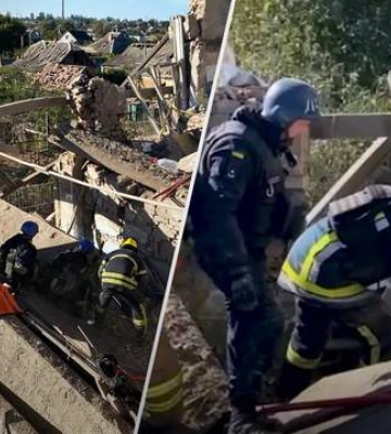 Під завалами шукають працівників: росіяни вщент зруйнували гімназію на Дніпропетровщині