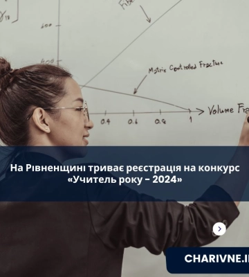 На Рівненщині триває реєстрація на конкурс «Учитель року - 2024»