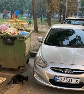 В Харькове фиксируют случаи незаконного выброса крупногабаритных отходов