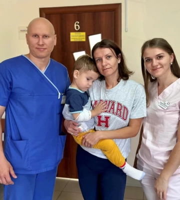 У Львові вилікували від остеомієліту 2-річного хлопчика