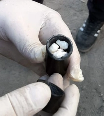 В Мелитополе рашисты задержали наркозакладчика в камуфляже 