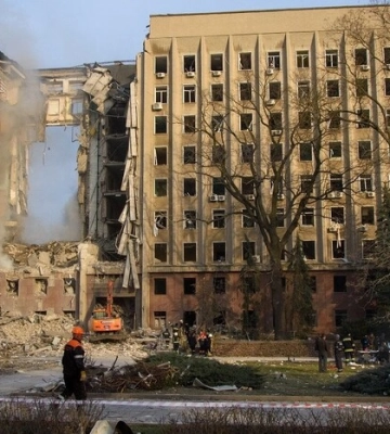 Віталій Кім розповів про долю знищеної будівлі Миколаївської ОДА, де загинуло 38 осіб