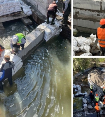 Із зневоднених ділянок річок Києва вже вивезено понад 500 тон сміття, - КМВА 