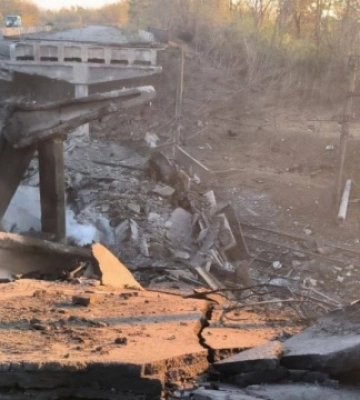 На Донеччині підірвали міст, важливий для логістики військ РФ