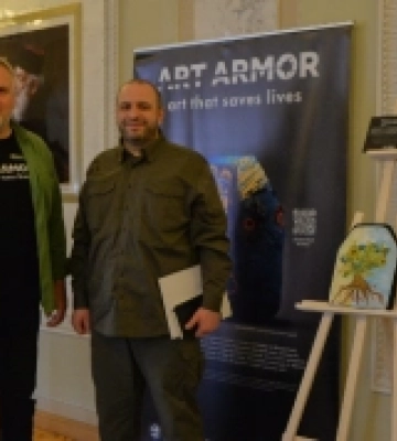 У Верховній Раді експонують рівненський проєкт ArtArmor. ФОТО