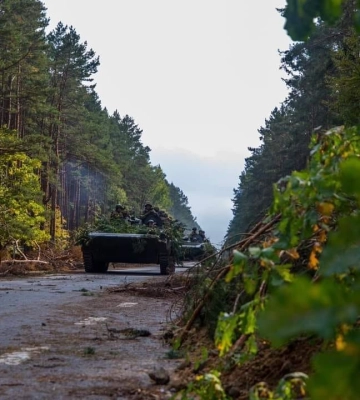 Карта боевых действий в Украине 13 октября