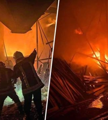 На Київщині потужний вогонь охопив склади: рятувальники показали наслідки пожежі
