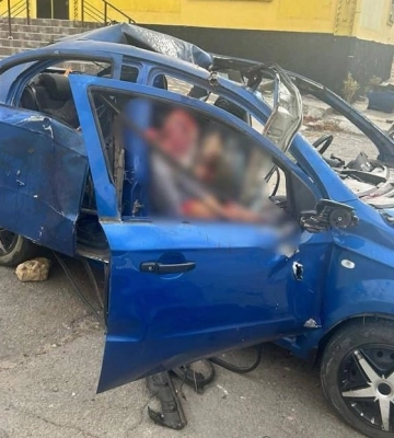У Бериславі росіяни вдарили дроном по мирному подружжю