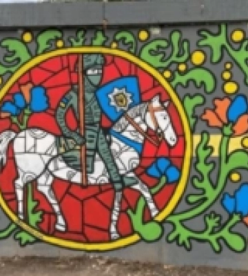 В Нововоронцовській та Високопільській громадах на будівлях та сховищах з’явились нові малюнки